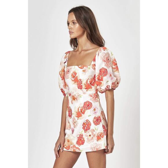 Charlie Holliday X Revolve Linen Bradley Dress Rose - Picture 3 of 10